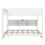Lit superposé grand en bois avec armoires de rangement et ports USB-510316244
