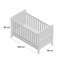 Grace Inspire Cot Bed with Fibre Mattress - Little Prince