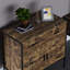 Sylvie 2 Drawer, 2 Door Industrial Rustic Sideboard Cabinet For Living & Dining Room-1267891730
