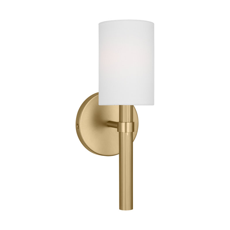 Manor Small Sconce, Satin Brass