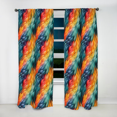 Multicolore mosaïque de verre I - Rideau moderne - Velours obscurcissant - 1 panneau