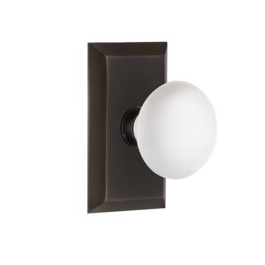 Emtek Ice White Knob Set - Privacy