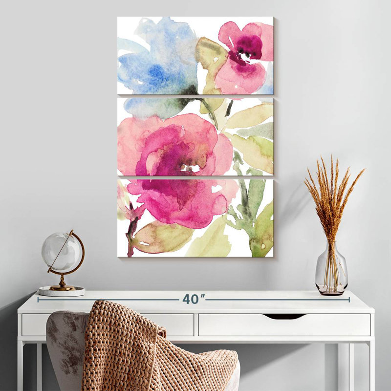 Avery Peaceful Florals I, 32" H x 20" W
