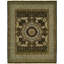 Martinton Wool Oriental Area Rug in Olive Green/Black/Ivory-1024933018