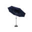 Parasol automatique à 3 niveaux 10 pi pour cour - Bleu marine. Cadre en aluminium, auvent 100%, - pas 8 nervures en acier près de la piscine, --1404643952