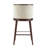Evalyn Modern Textured Chenille Upholstered Beech Wood Bar Stool in Cream-1689930380-1689930378
