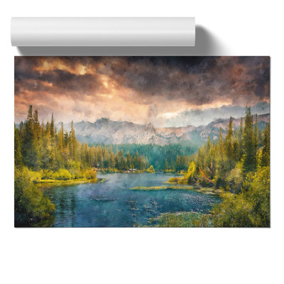 Forest And Lake Vol.4 - No Frame Print