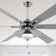 72" Large 6-Blade Modern Ceiling Fan With LED Lights And Remote 6-Speed, 3-Colour, Reversible DC Motor