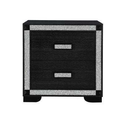Table de chevet gris anthracite