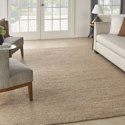 Tapis d'intérieur beige 8 pi 6 po x 11 pi 6 po Nourison Alanna