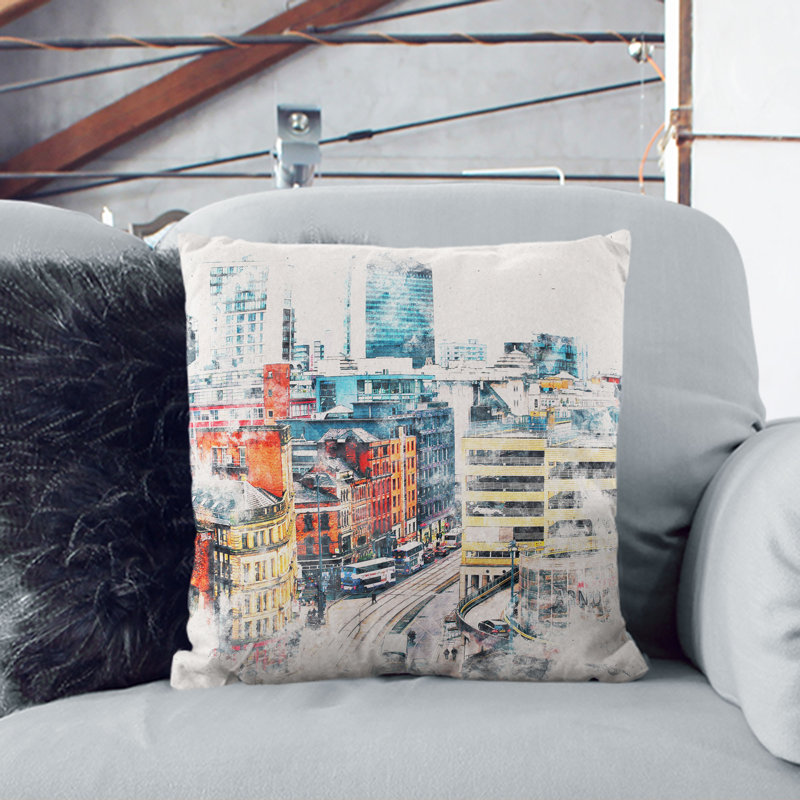 Square Cushion, 55cm H x 55cm W x 20cm D