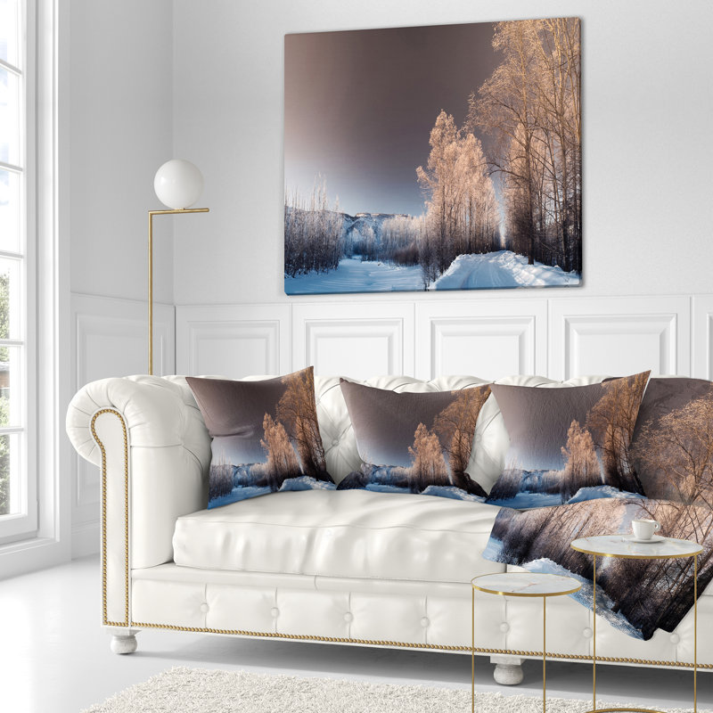 Coussin Schafer Landscape, 18 po x 18 po, Coussin décoratif