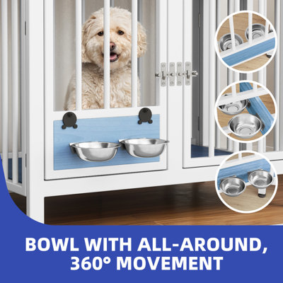 Foldable Pet Crate End Table