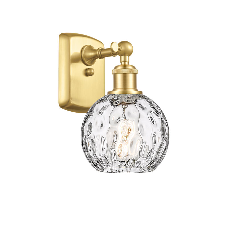 Shauna Armed Sconce, Led, Satin Gold