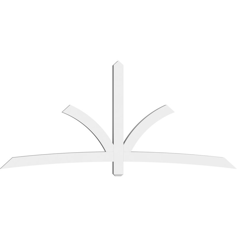 Support pour pignon Davenport, H 44 po x l 96 po (pas: 11/12), P 4 po x F 4 po, PVC