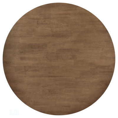 5-Piece Solid Wood Dining Set With Round Table And Upholstered Chairs, Perfect For Modern And Compact Spaces