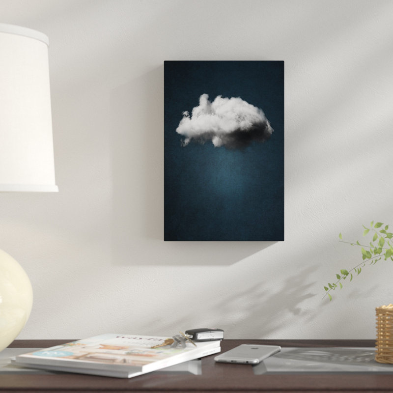 «Waiting Magritte» par The Usual Designers - impression sur toile tendue, H 60 po x l 40po x P 1,5 po, Pas de tapis