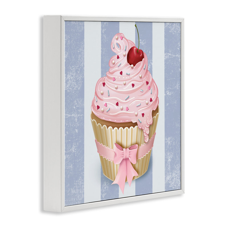 Giclée pastel à petits gâteaux avec nœud, design par Lori Mosley, H 24 po x l 24 po