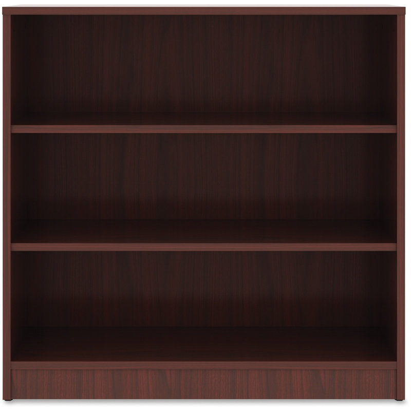 Orlanda Bookcase, Mahogany, (3 Shelves) 36" H x 36" W x 12" D