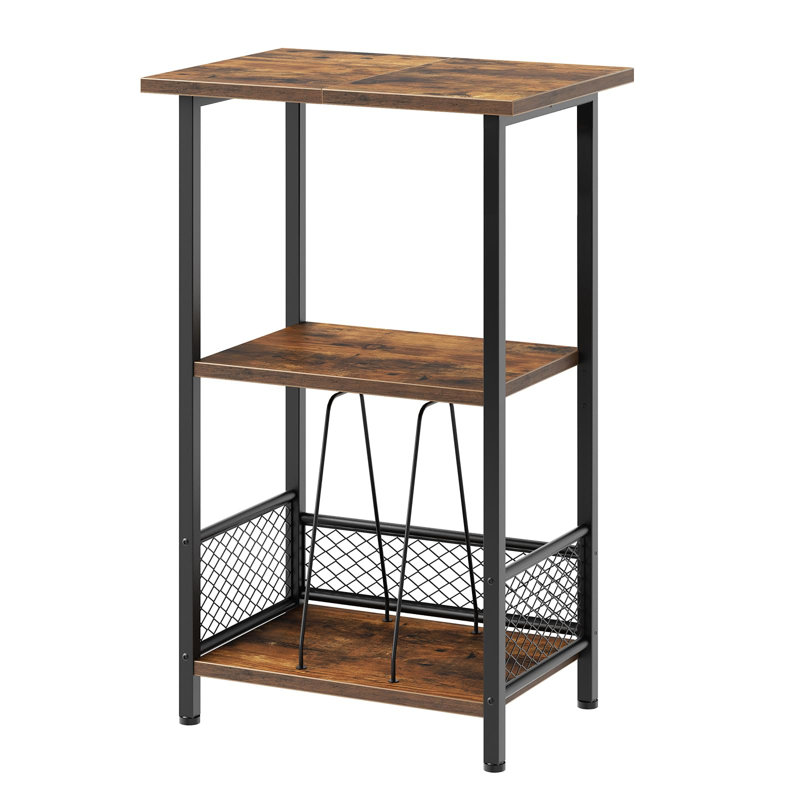 Manufactured Wood,Metal 75.5cm H Media Shelves