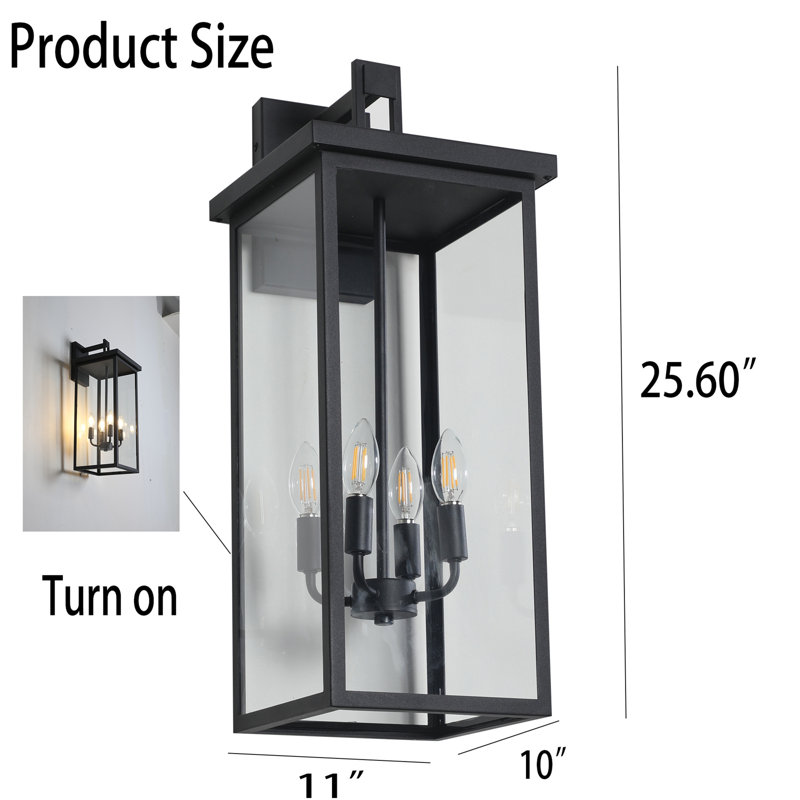 Wall Light, 25.6" H x 11" W x 9.8" D