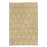 Wool Floral Area Rug in Beige/Neutral