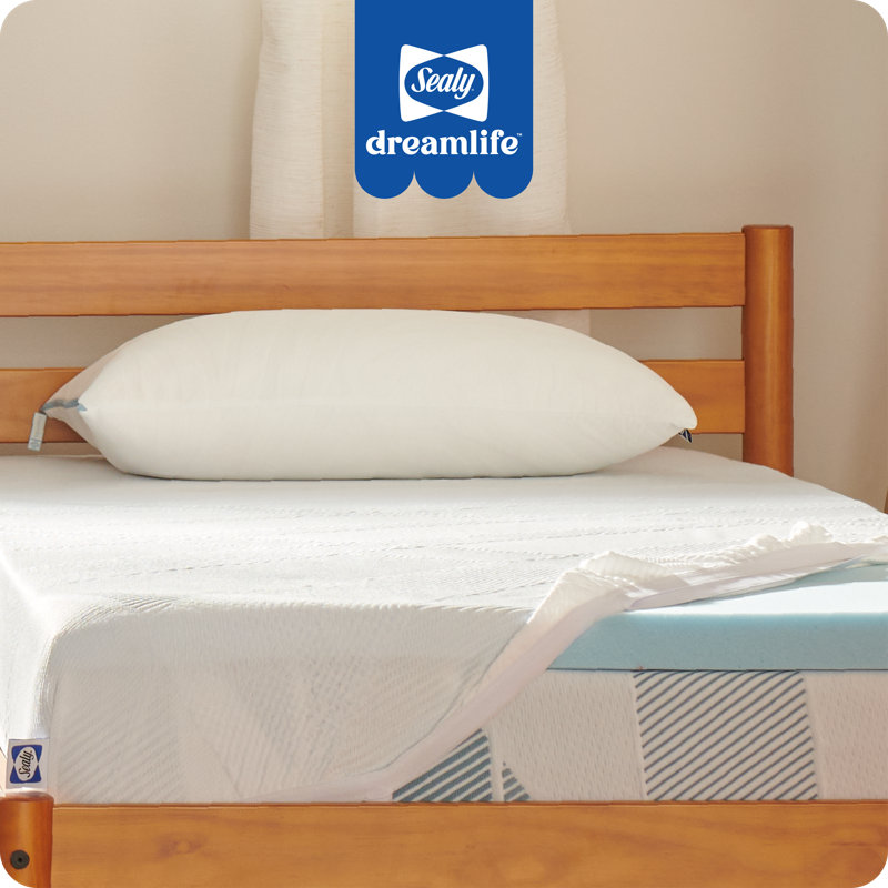 Sealy Dreamlife Standard White Shredded Memory Foam Pillow