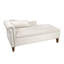 Méridienne en velours pour la chambre à coucher avec rangement et coussin Ifrain-23367515