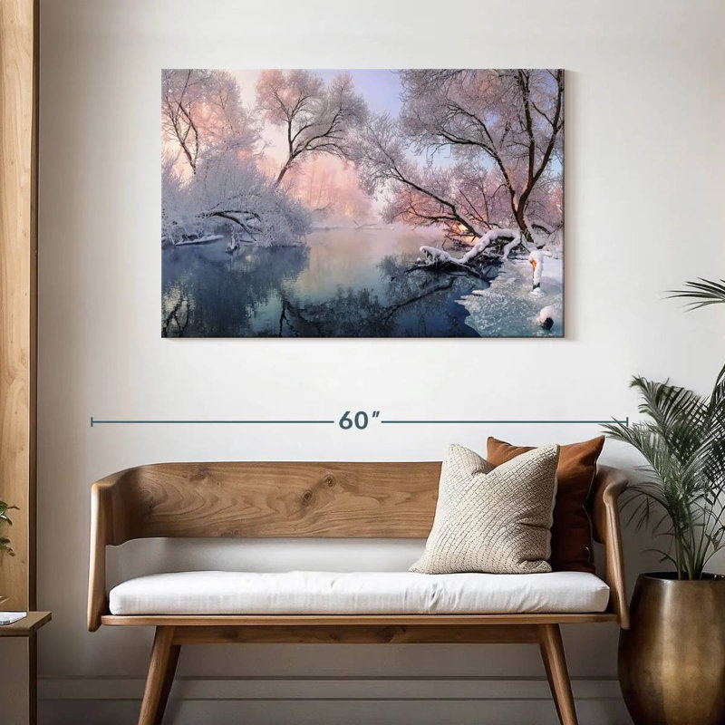 Alvord Winter Draped Landscape, 30" H x 45" W
