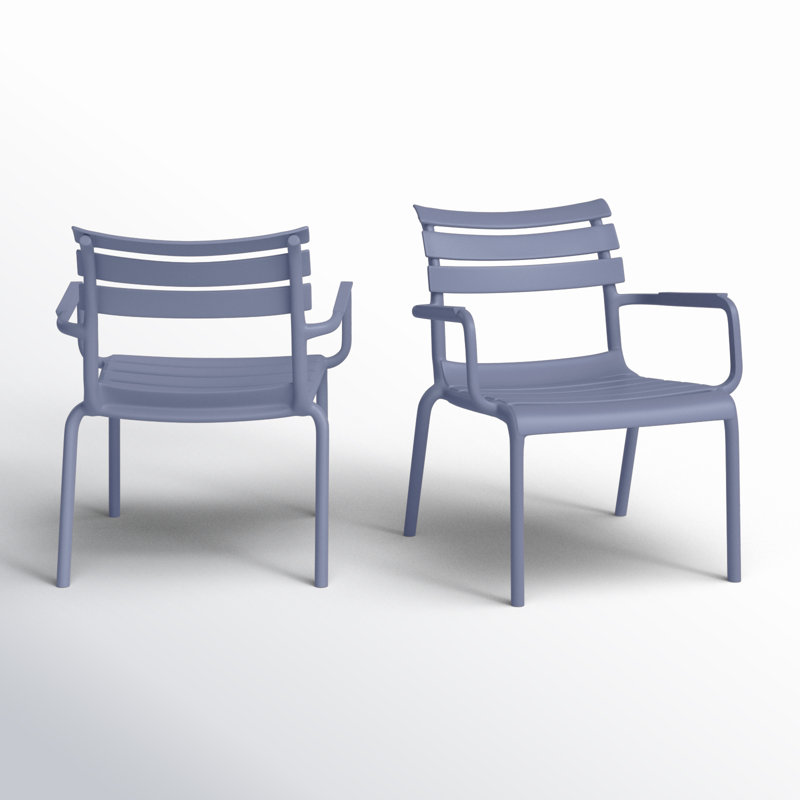 Ruta Paris Outdoor Club Chair, Dark Gray