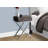 Accent Table, Side, End, Nightstand, Lamp, Storage Drawer, Living Room, Bedroom  Laminate, Chrome Metal, Contemporary, Modern-2074315083-2074315082