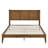 Knighten Solid Wood Full Bed Frame Light Walnut-324616893-324616888