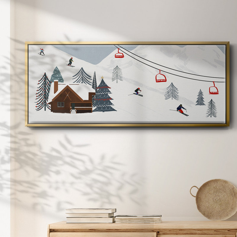 Collection «Ski Slope», toile encadrée, H 20 po x l 50 po