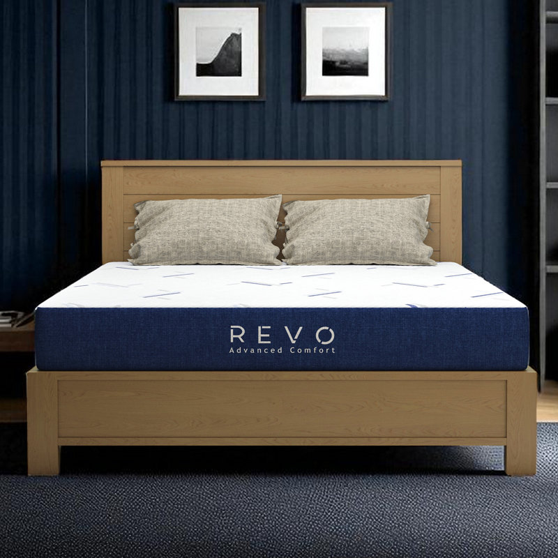 Revo Gel Memory Foam Mattress, Queen, 8"
