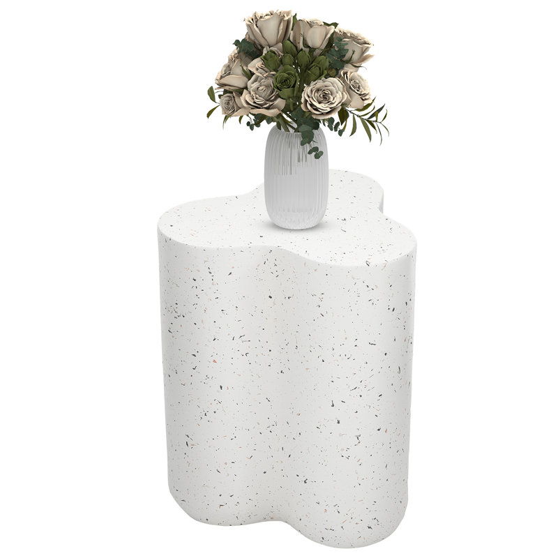 Tabouret de jardin 17,72 po H MGO, Blanc