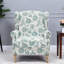Chaises d'appoint confortables, pieds en tissu de bois, motif floral moderne pour le bureau à domicile