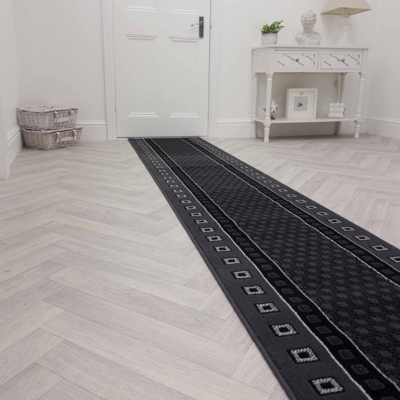 Runner Geometric Area Rug, Runner 60 x 150 cm