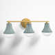 Celica 3 Light Frosted Vanity Light