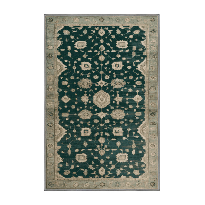 Tapis vert lavé à la machine, Rectangulaire 2 pi x 3 pi