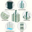 Paquet de 4 sacs de rangement réutilisables