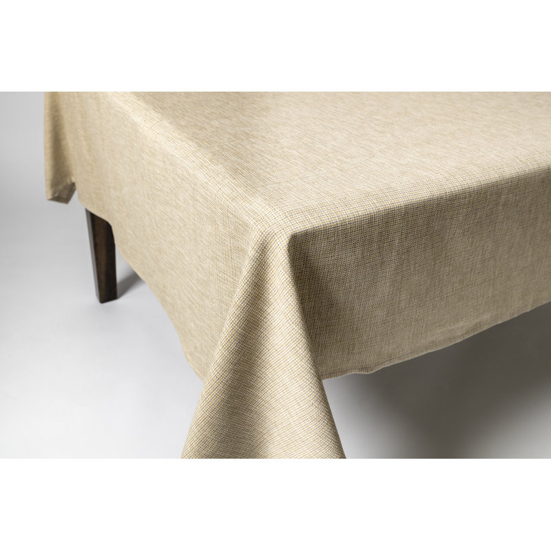 Suitland Solid Color 100% Cotton Tablecloth, 70" L x 52" W, Green