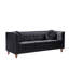 Canapé Chesterfield classique avec revêtement en velours froissé-599761623