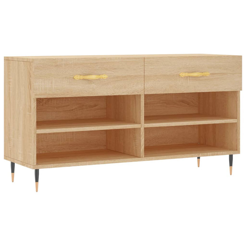 Mikesh Storage Bench, Sonoma Oak