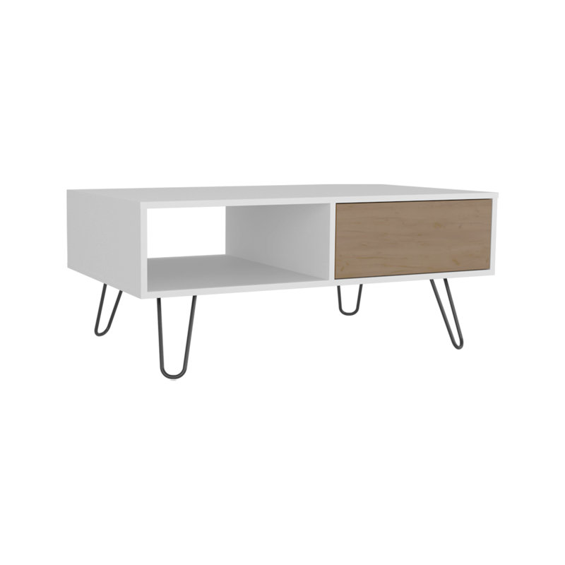 Table basse, 1 tiroir, 1 tablette