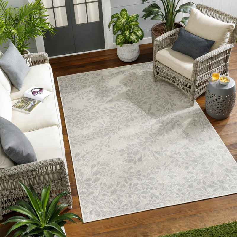 Floral Rug, Rectangle 5'3" x 7'