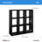43.98" H x 43.82" W Decorative Cube Bookcase-1818465612