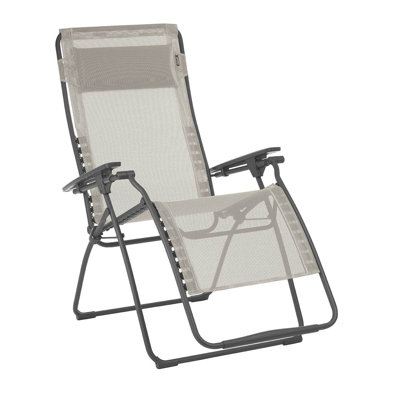 Lafuma Futura XL Zero Gravity Chair - Extra Large Outdoor Folding Recliner & Patio Lounger by HomeRoots