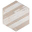 Gaudi Grand Hex 19" x 22" Porcelain Patterned Wall & Floor Tile