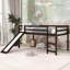 Lit mezzanine avec glissade, conception multifonctionnelle, lit simple-7706556