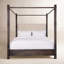 Retreat Upholstered Woven Canopy Bed-95851092-95851089